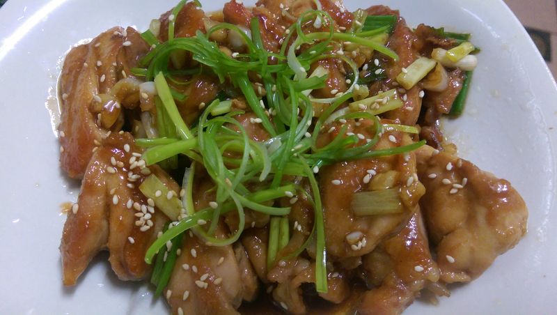 かにの醬燒雞腿
