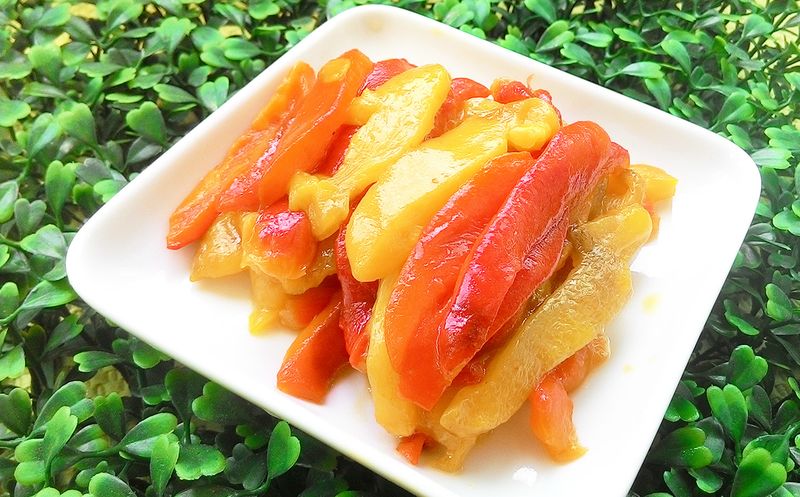 烤雙色甜椒(小烤箱料理)