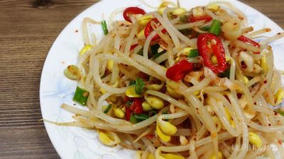 涼拌辣豆芽菜매운콩나물무침
