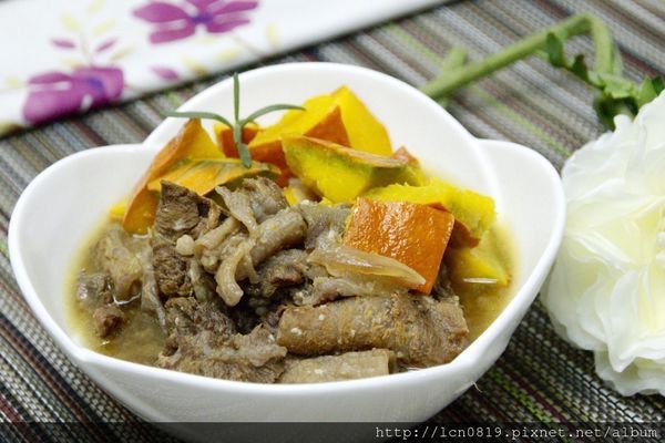 塩麴南瓜牛邉肉