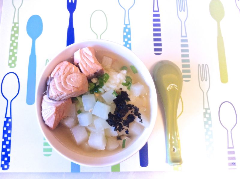 鮭魚泡飯