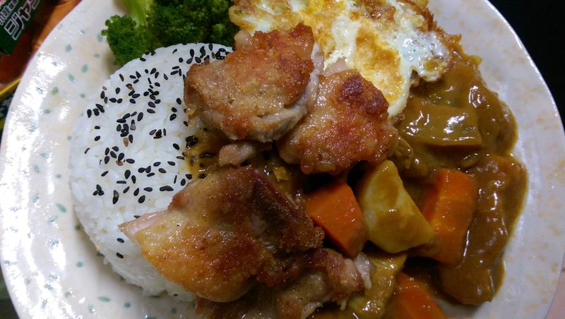 かにの咖哩飯