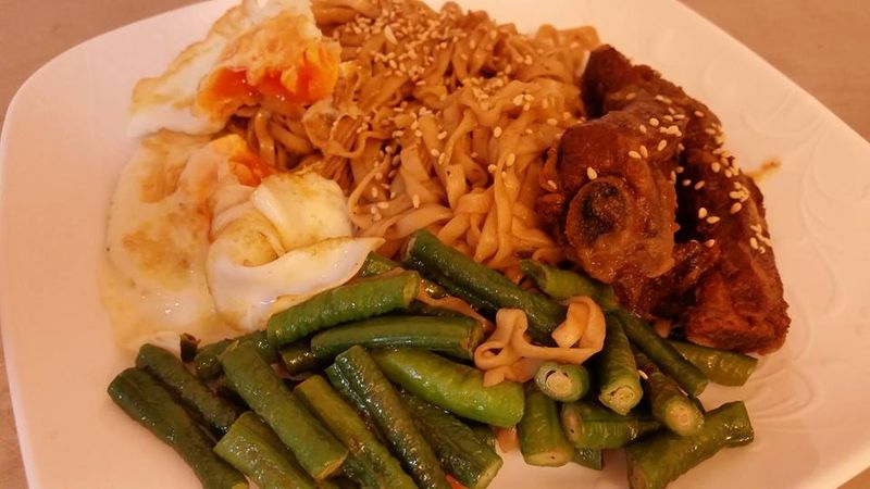 炒阿舍乾麵(快速料理)