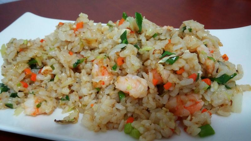 鹹蛋鮮蝦炒飯
