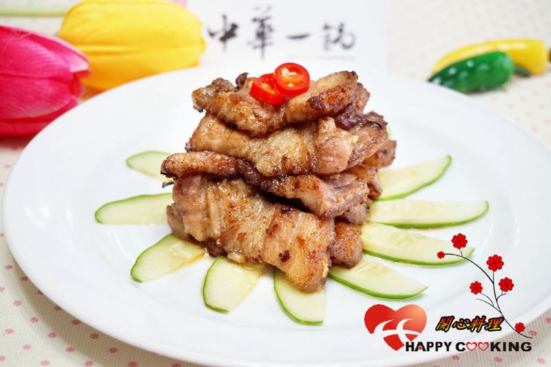 快速料理~蒜香煎五花[中華一鍋]