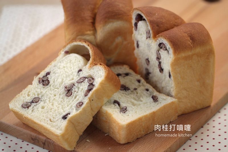 香甜紅豆煉乳吐司
