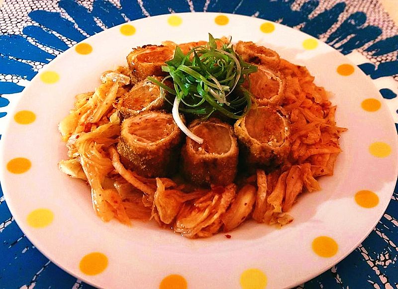 【 泡菜豬肉捲 】