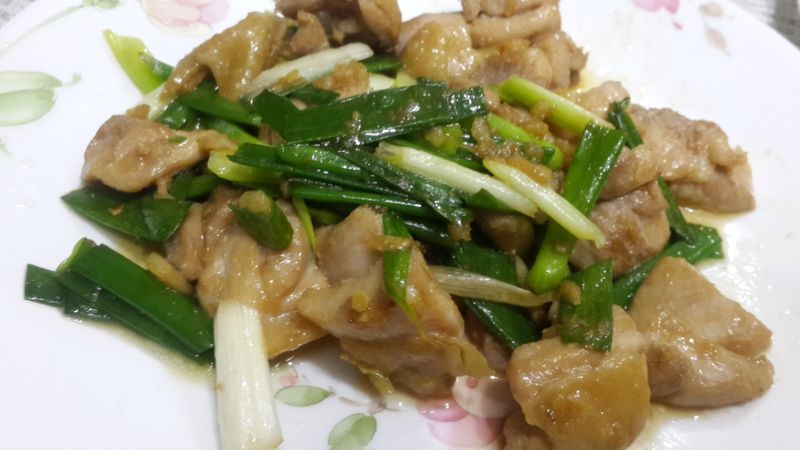 蔥爆雞丁