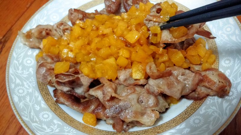 奶油鳳梨燒肉