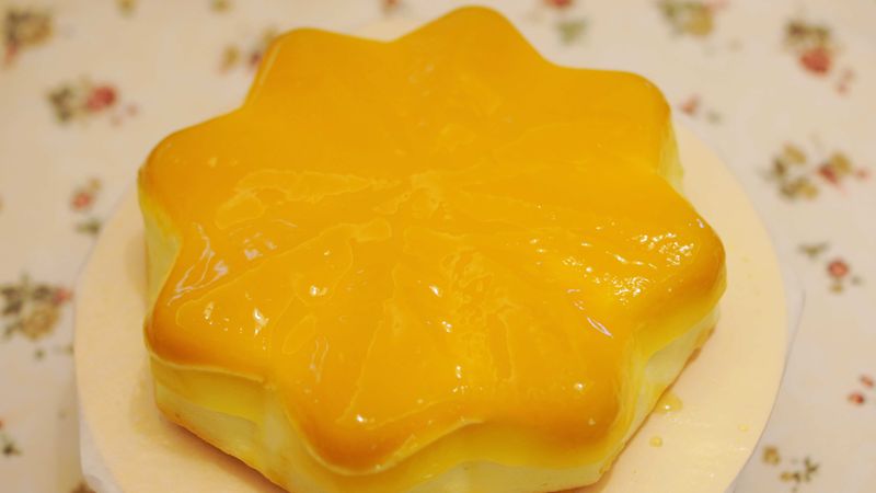 黃金輕乳酪芒果蛋糕
