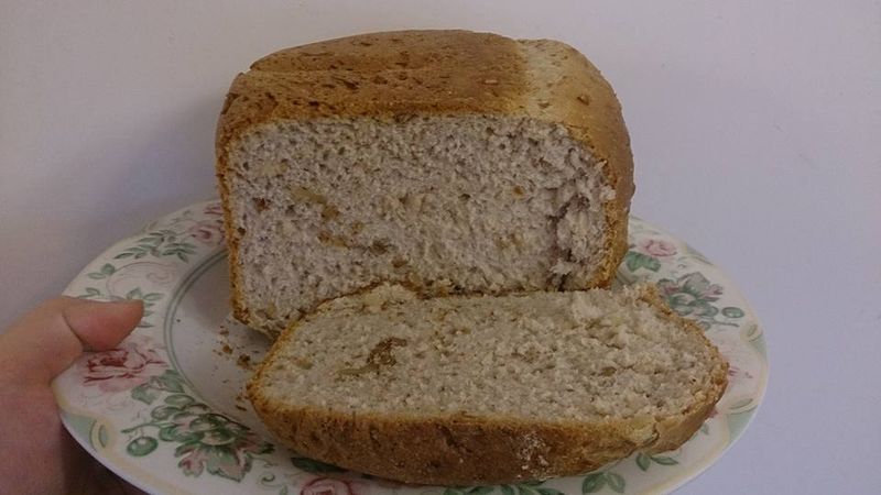 【麵包機】 核桃吐司 糙米飯版