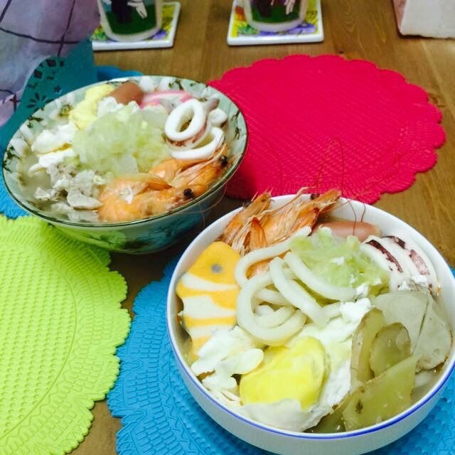 ❤️鮮蝦海鮮烏龍麵❤️