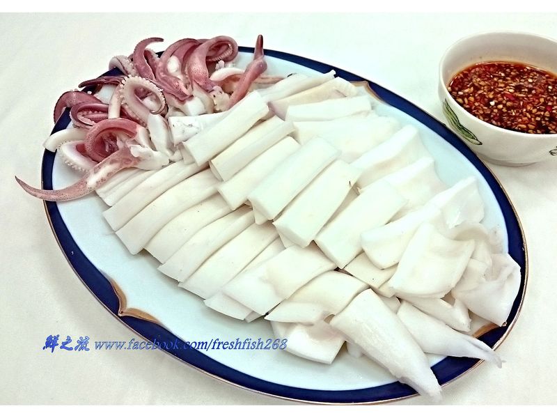 涼拌蒜味透抽【鮮之流】