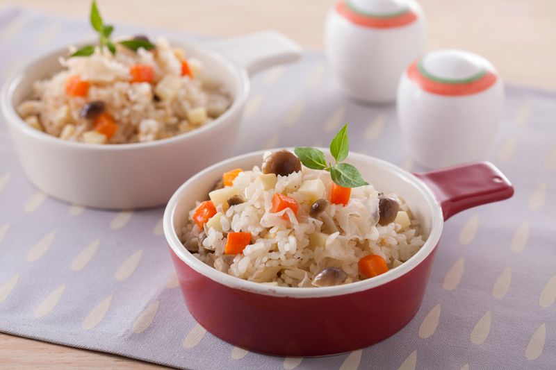 茭白筍炊飯