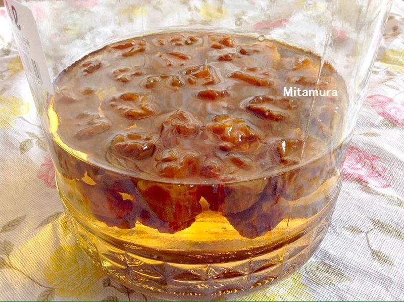 自製酸梅甜液(自家製梅シロップ)