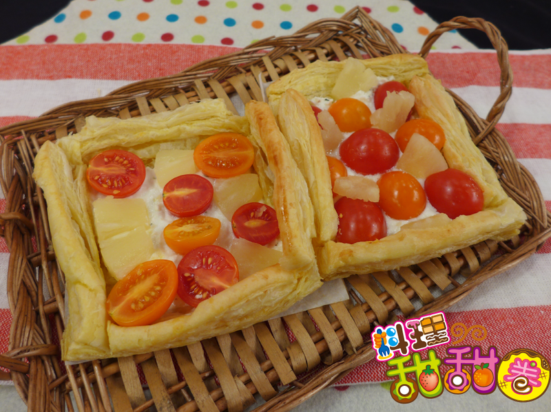 料理甜甜圈【清爽不卡油】彩色番茄塔