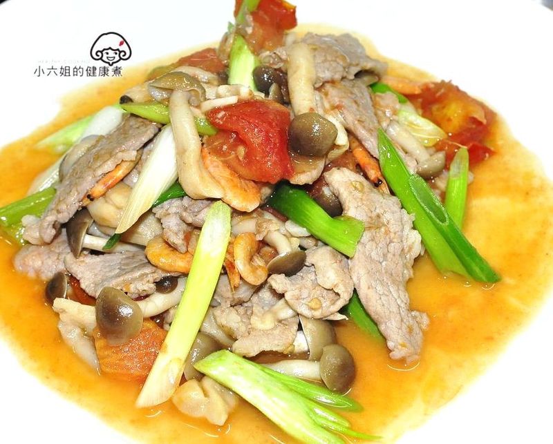 蔥香茄汁肉片
