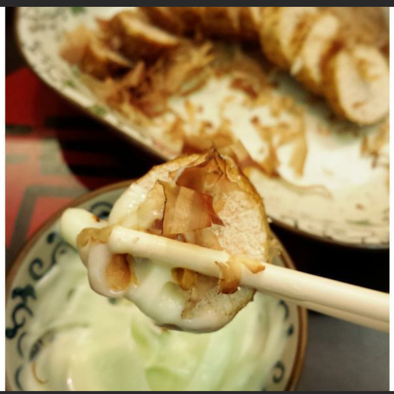 柴魚魚卵沙拉