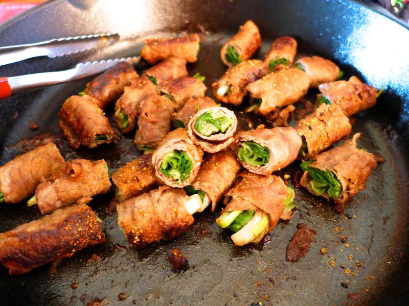 青蔥牛肉卷
