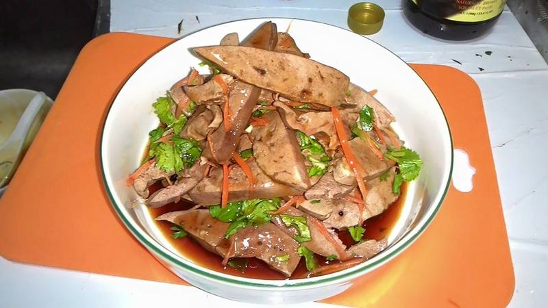 涼拌豬肝