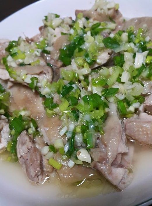 蔥油嫩雞
