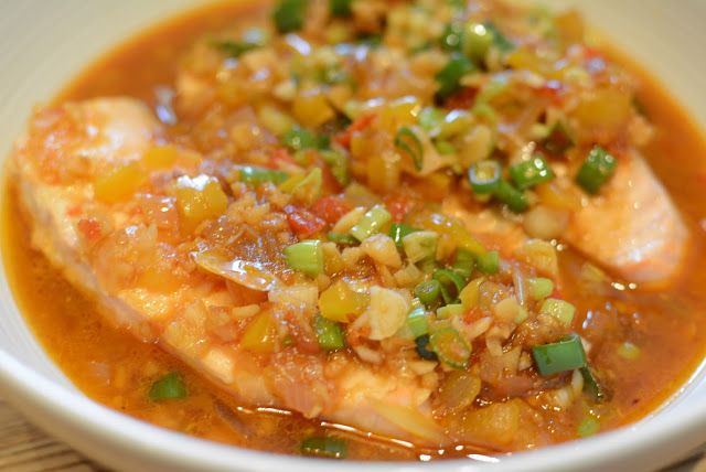 香辣豆瓣鮭魚