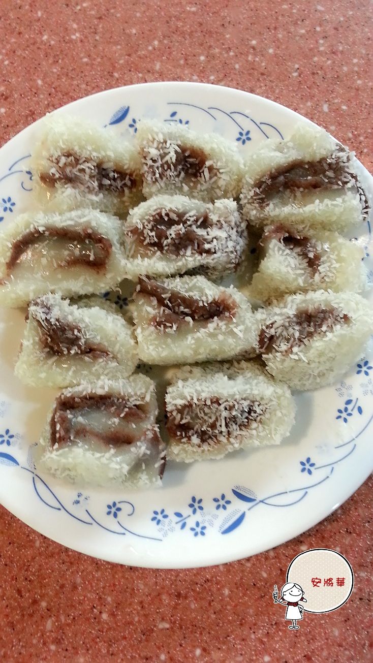 椰絲紅豆麻吉