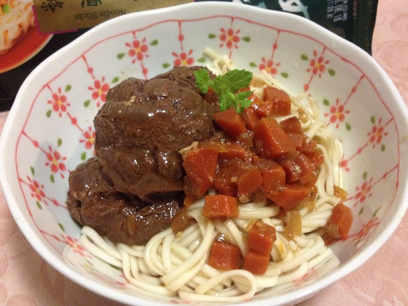 牛肉乾拌麵