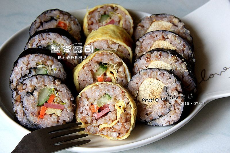 瑪莉廚房:清爽可口又養生《蕎麥壽司》