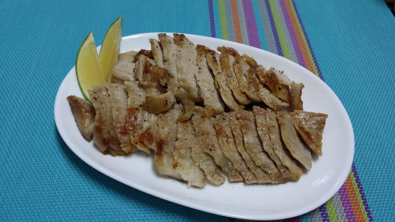 香煎松板豬