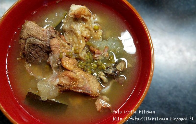 冬瓜綠豆燒豬骨湯