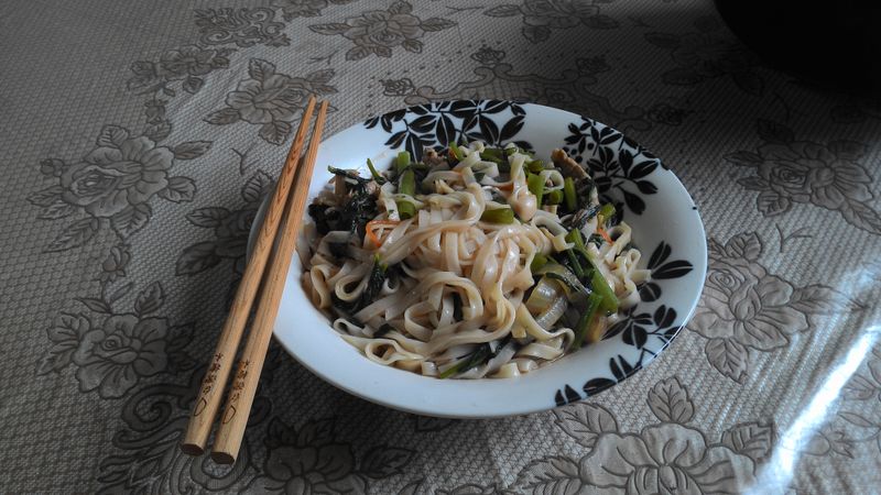 空心菜炒麵