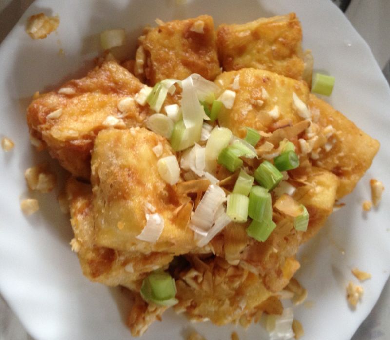 金沙豆腐