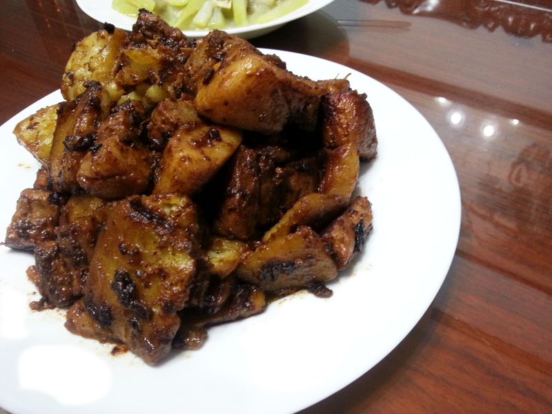 豆鼔苦瓜燒肉