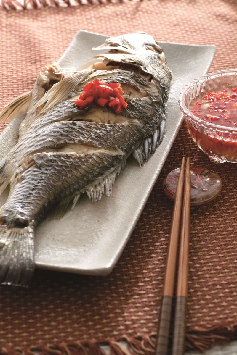 檸檬清蒸魚