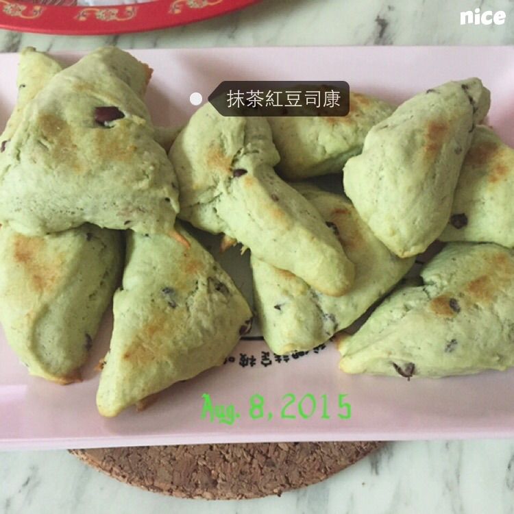 抹茶紅豆司康