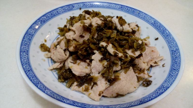 即食雪菜 炒肉片