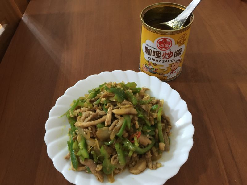 青椒炒肉絲