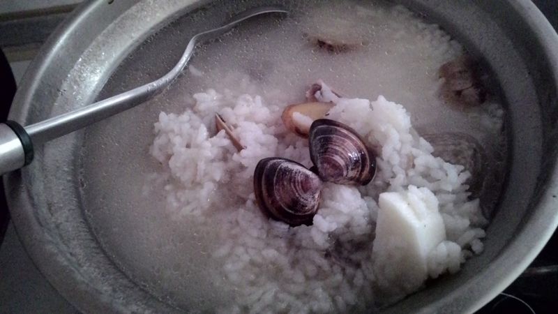 山藥蛤蠣雞肉粥