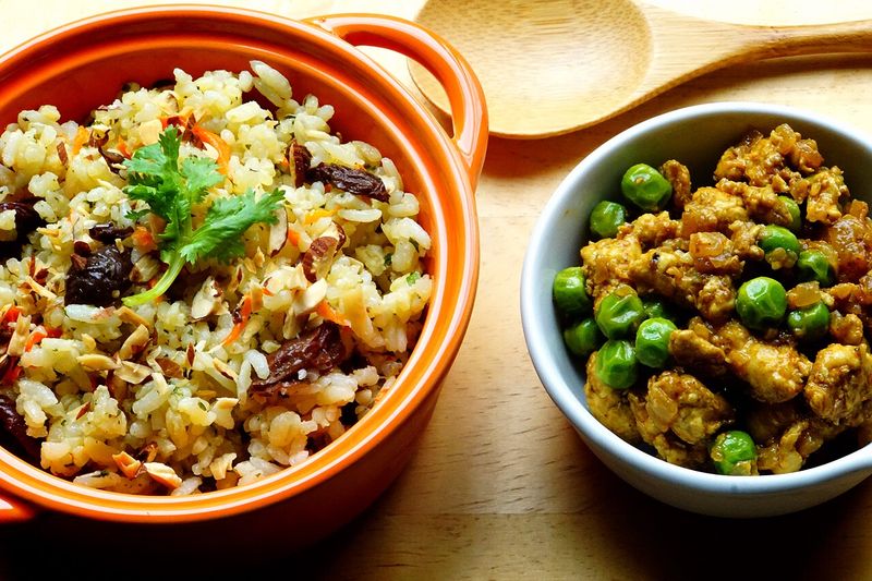 印度風味咖哩雞佐香料飯(上)