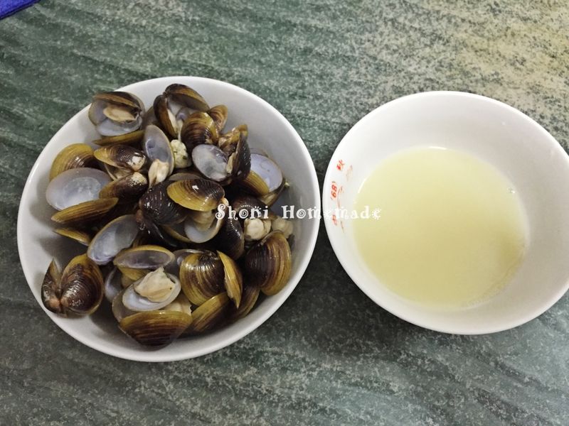 超簡單自製蜆精-好用的大同電鍋又來囉~