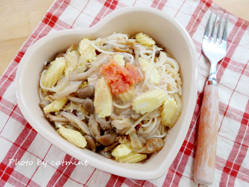 明太子鮮菇細麵【五木拉麵】