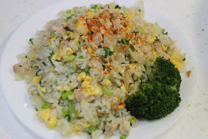 烤雞肉茶油蛋炒飯