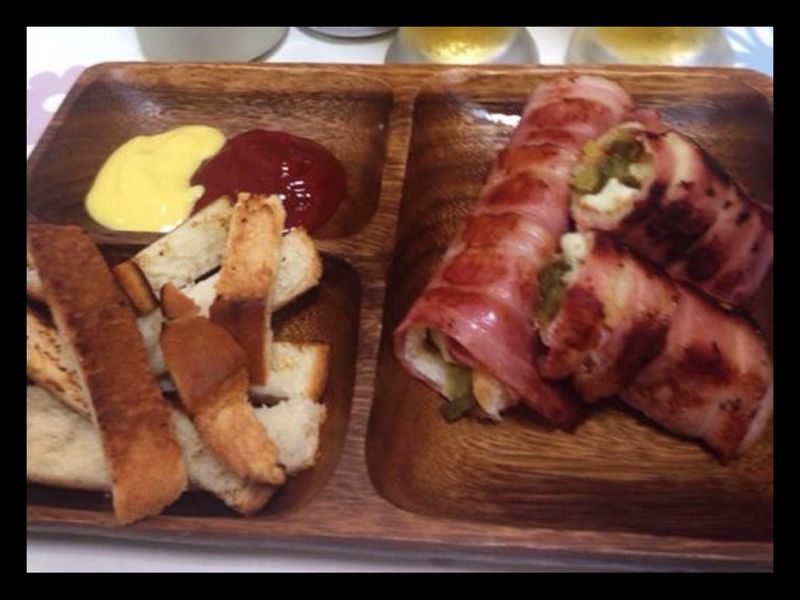 超快速下酒零食培根卷