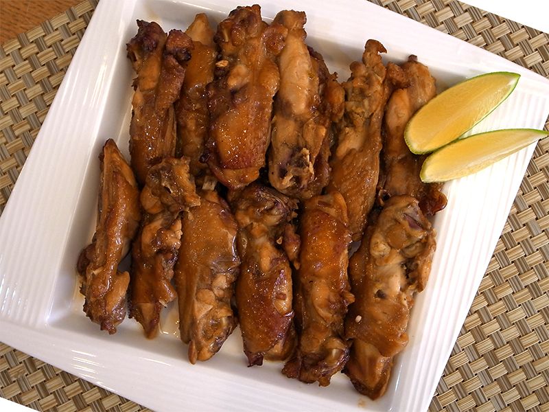 有心中秋烤肉：柚香烤雞膀上肉