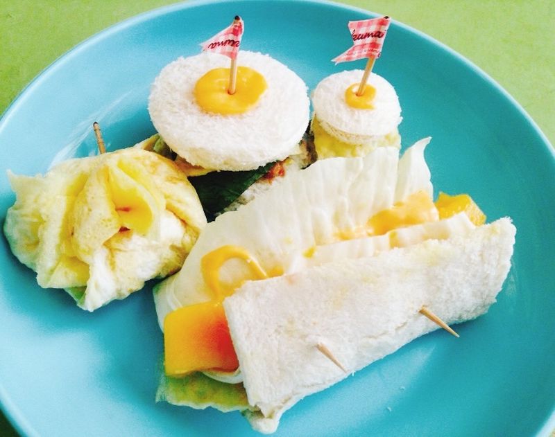 夏日輕食早午餐🍞迷你三明治。芒果捲