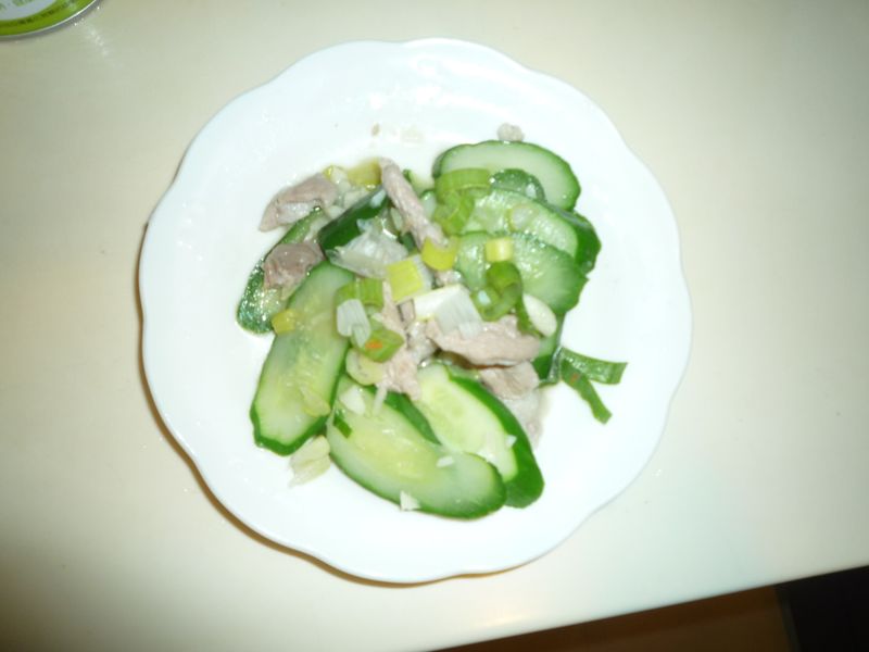 黃瓜炒肉絲