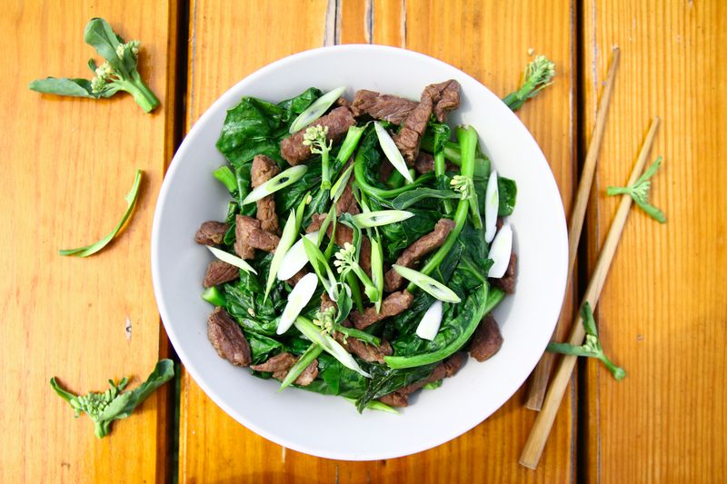 芥藍蠔油牛肉