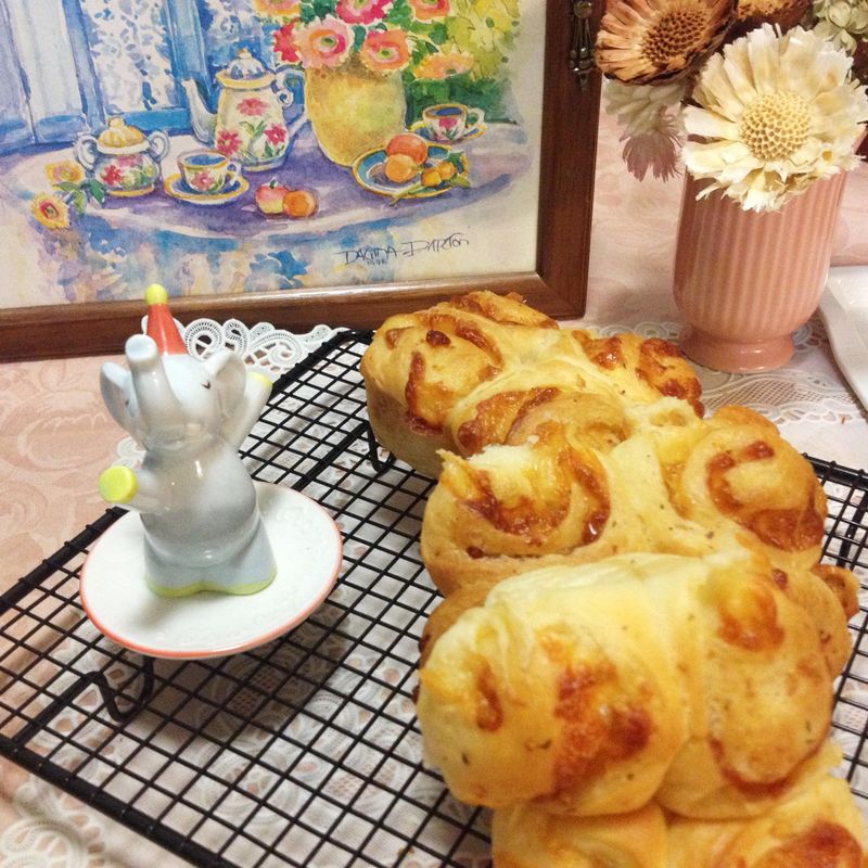 大蒜起士捲麵包