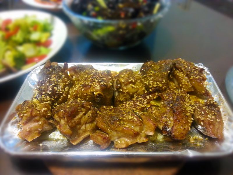 孜然烤雞